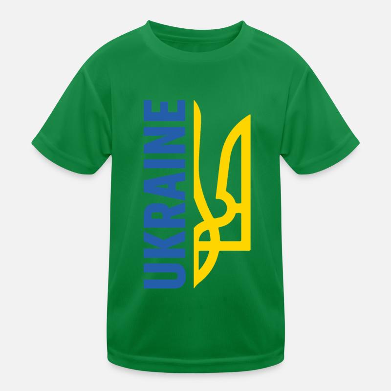 Ukraine Kids Functional T-Shirt