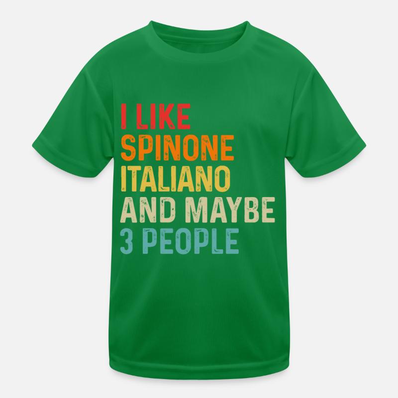 Mi piace Spinone Italiano e forse 3 persone cane Maglietta sportiva per bambini