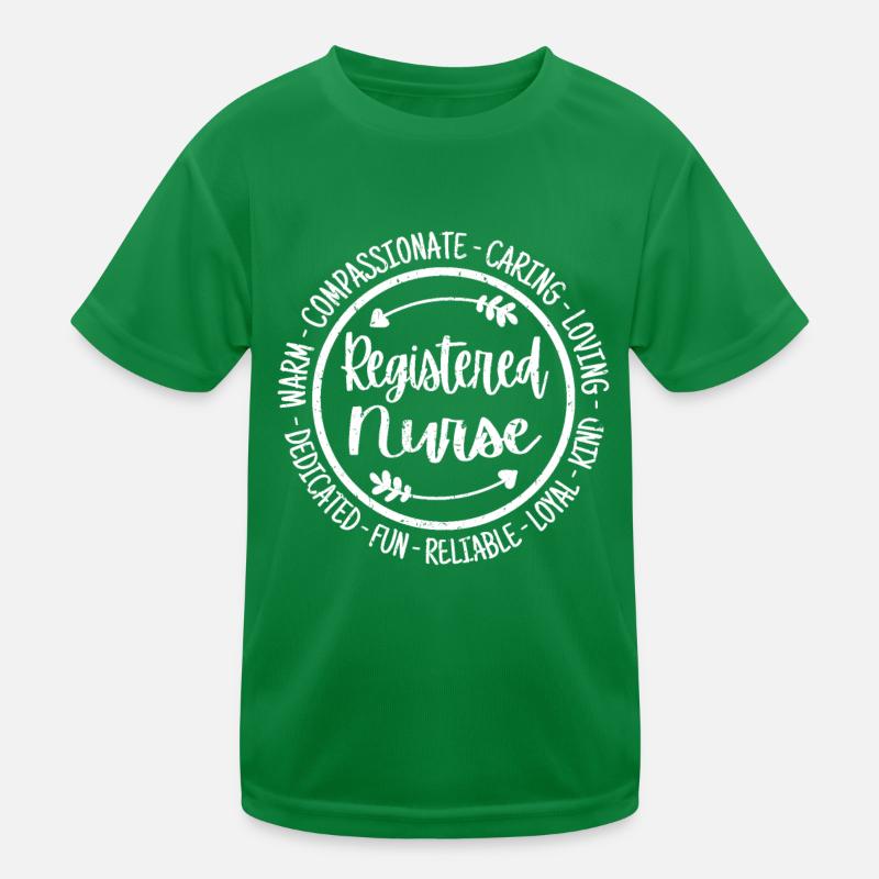 Registered Nurse Life Nursing Squad Appreciation Kids Functional T-Shirt