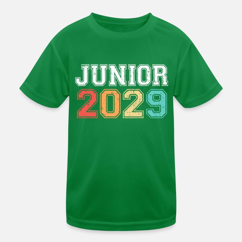 Junior 2029 Abschluss Retro Vintage Kinder Funktions-T-Shirt