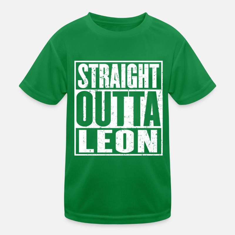Straight Outta León Vintage T-shirt sport Enfant