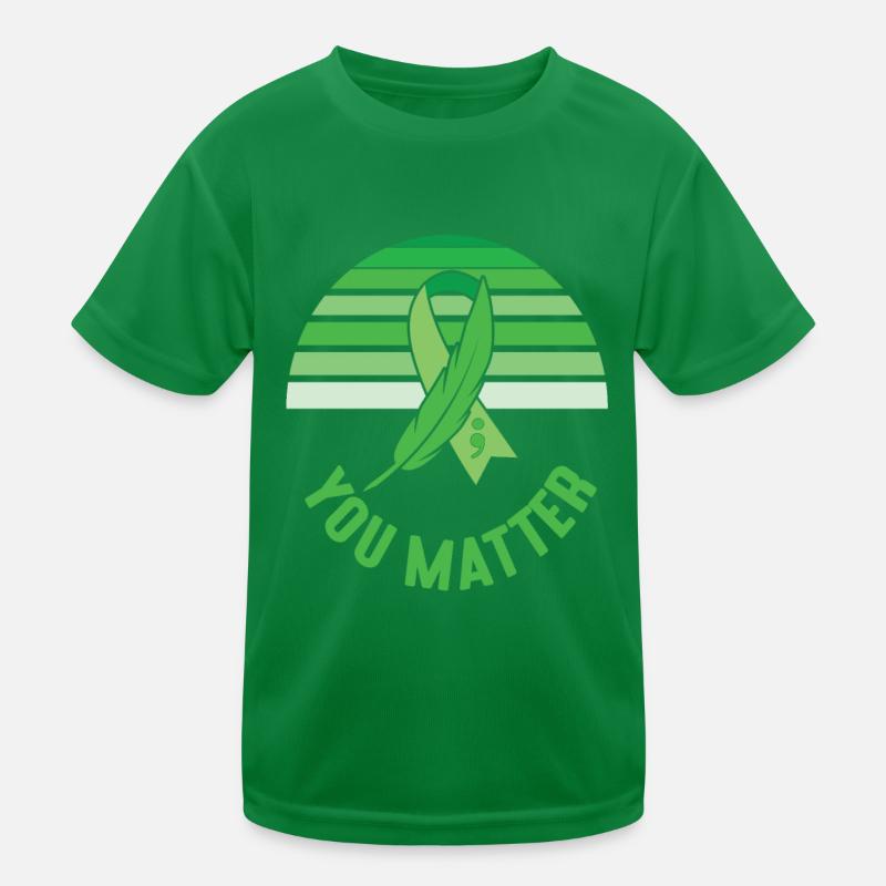 Vous comptez Dictons de motivation Ruban vert T-shirt sport Enfant