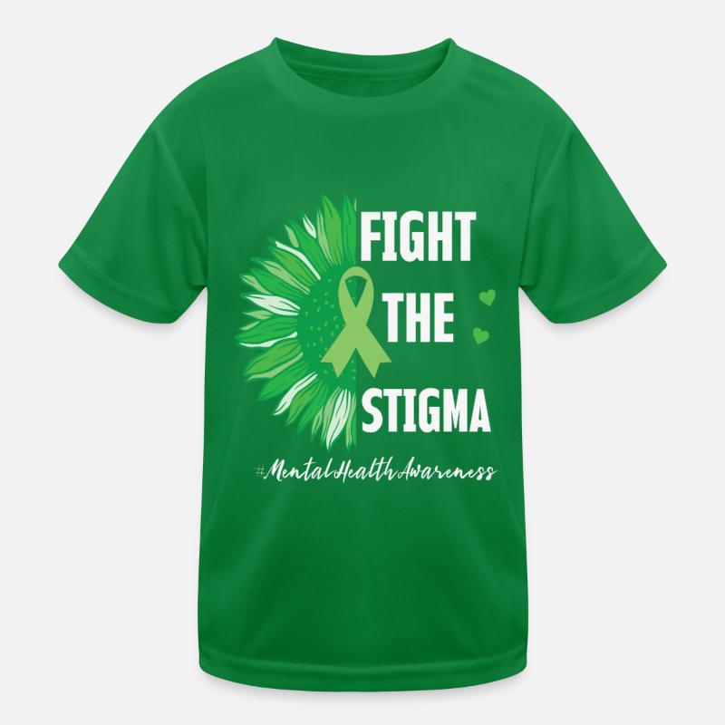 Lutter contre la stigmatisation Sensibilisation à la santé mentale T-shirt sport Enfant