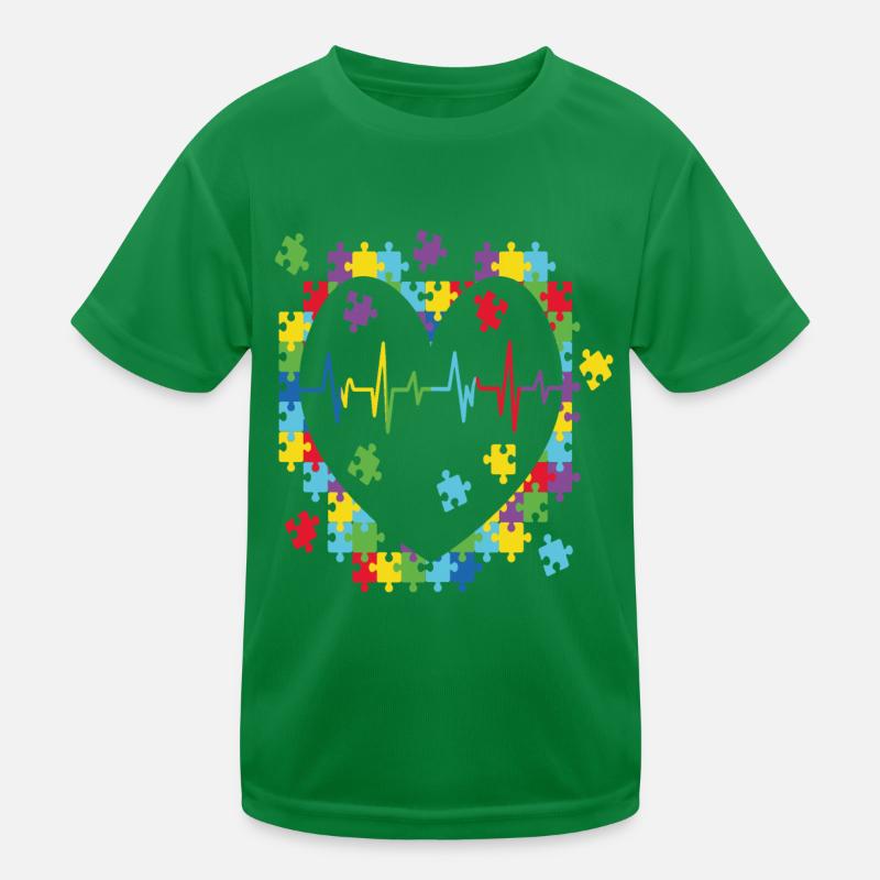 Autismus Retro Kinder Funktions-T-Shirt
