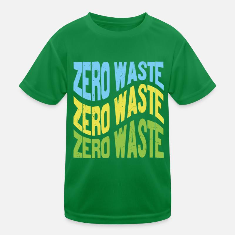 Zero Waste Motivationsangebote Kinder Funktions-T-Shirt