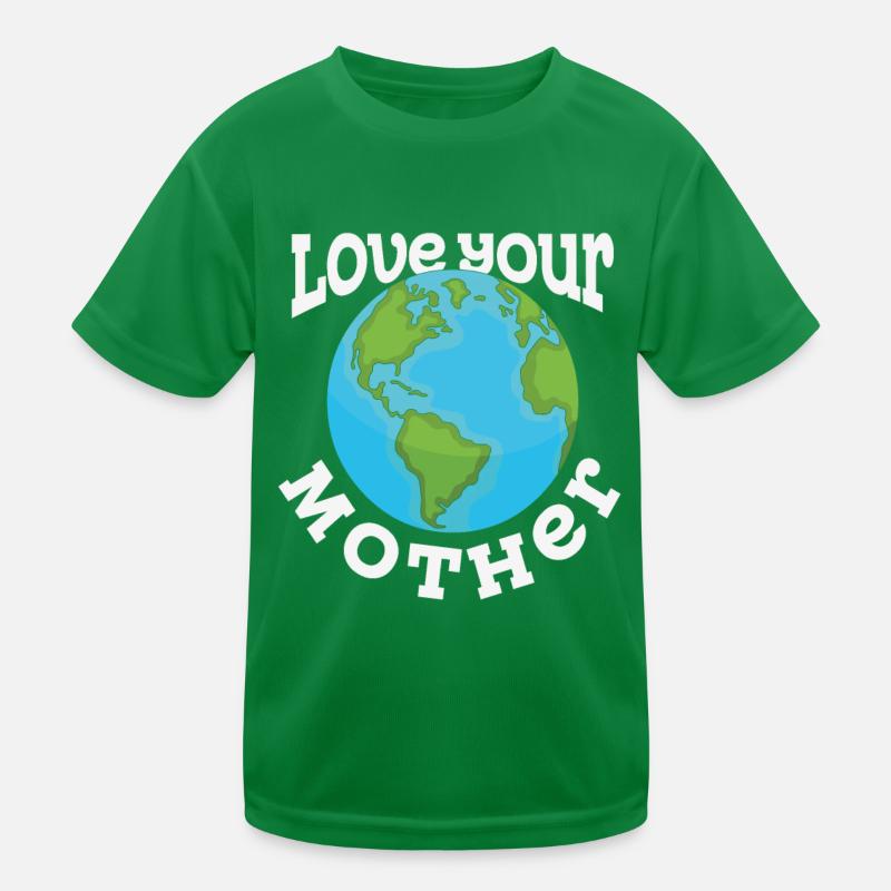 Liebe deine Mutter Mutter Liebe Zitate Kinder Funktions-T-Shirt