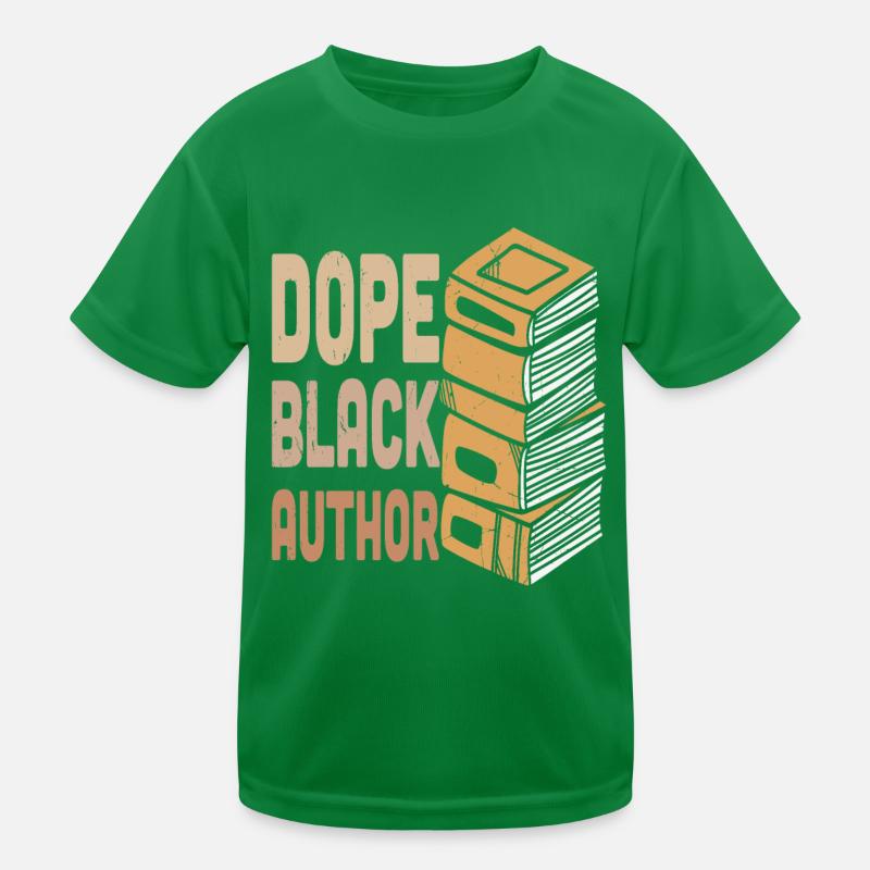 Black Author Writer Quotes Kids Functional T-Shirt