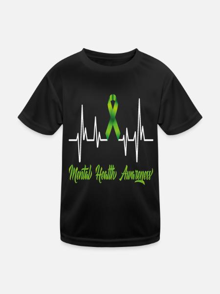 Mental Health Awareness - Kids Functional T-Shirt - black - Front
