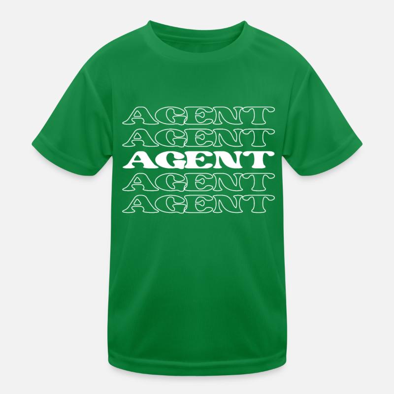 Agent Broker Operative Handler Agentur Kinder Funktions-T-Shirt