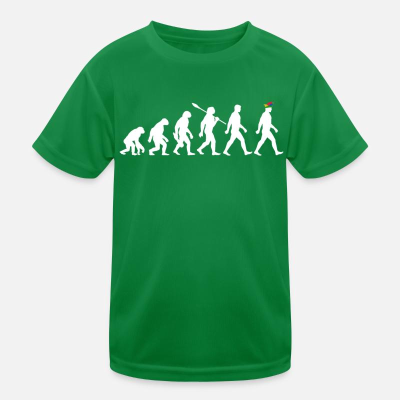 Evolution - Karneval - Narrenkappe - Verkleidung Kinder Funktions-T-Shirt
