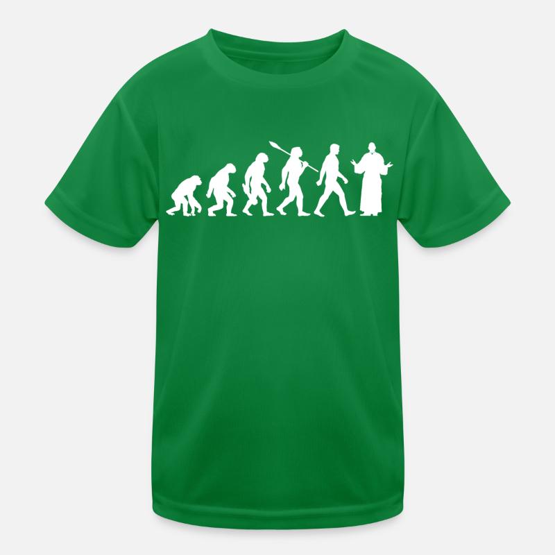 Evolution - Pasteurs - Église - Religion T-shirt sport Enfant