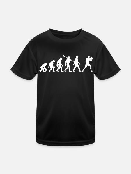 Evolution - Boxing, Martial Arts, Boxing Training - Kids Functional T-Shirt - black - Front