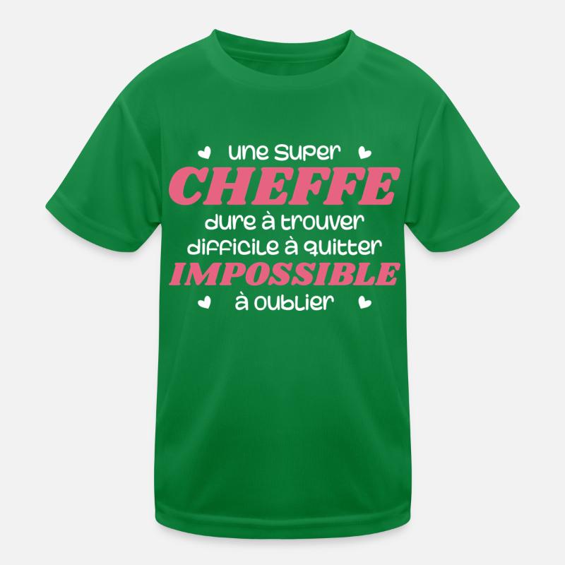 Super Cheffe T-shirt sport Enfant