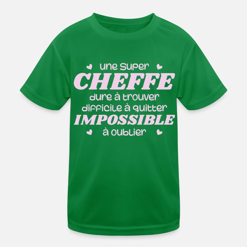 Super Cheffe T-shirt sport Enfant