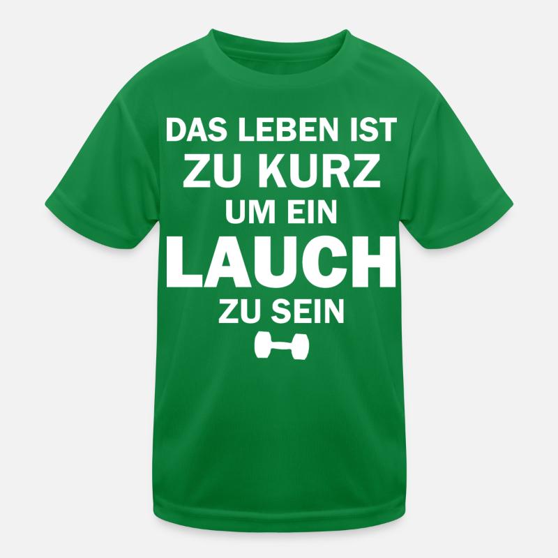 Bodybuilder Saying Kids Functional T-Shirt