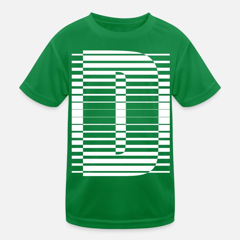 LETTER D Kids Functional T-Shirt