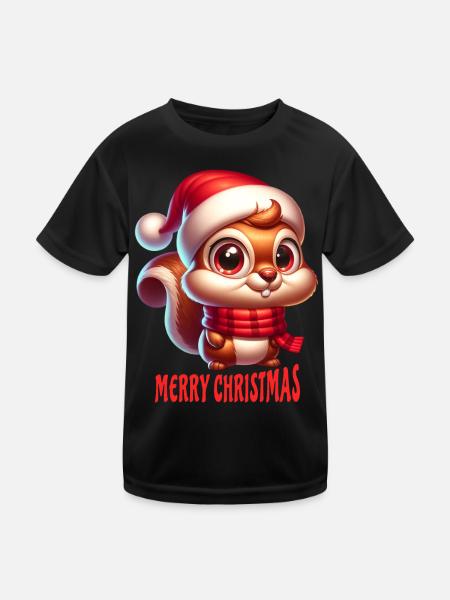 Christmas - Kids Functional T-Shirt - black - Front