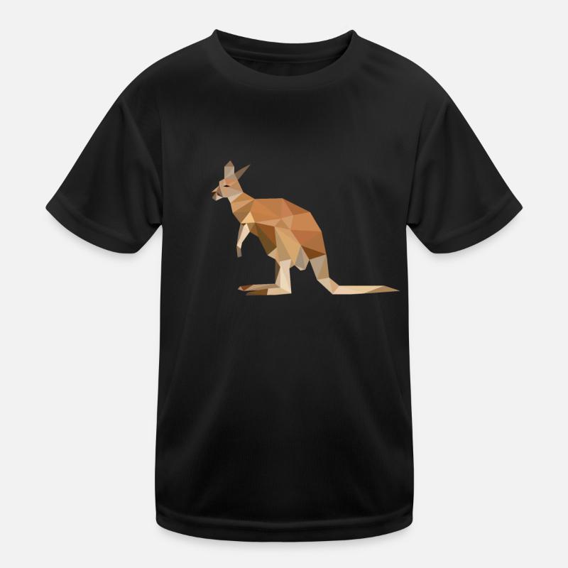 Känguru Kinder Funktions-T-Shirt