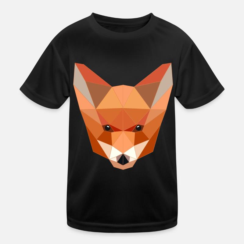 Renard à faible poly T-shirt sport Enfant