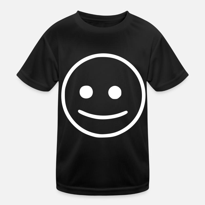 Emoji sketch neutral white Kids Functional T-Shirt
