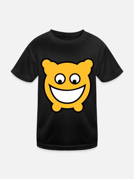 Gloomy est heureux! - T-shirt sport Enfant - noir - Devant