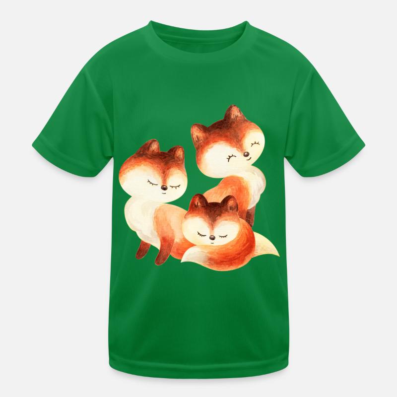 Fuchs Füchse Foxy Waldtier niedlich Rotfuchs süß Kinder Funktions-T-Shirt