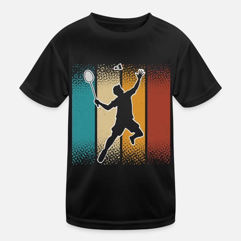 Badminton Kinder Funktions-T-Shirt