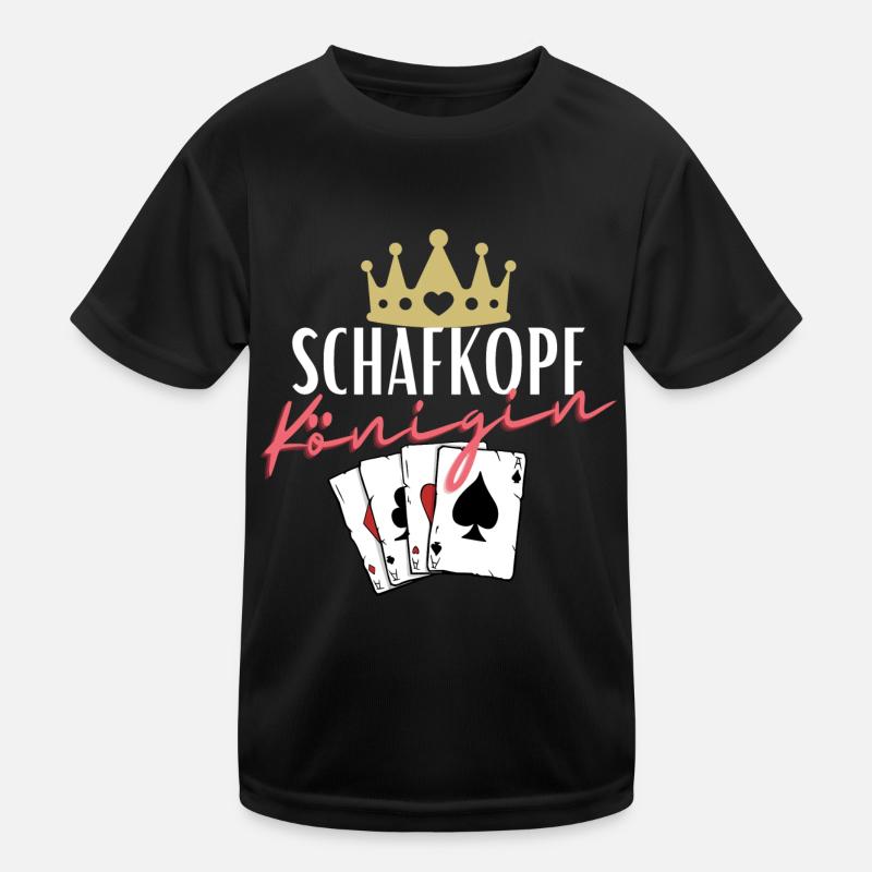 Schafkopf Königin Kinder Funktions-T-Shirt