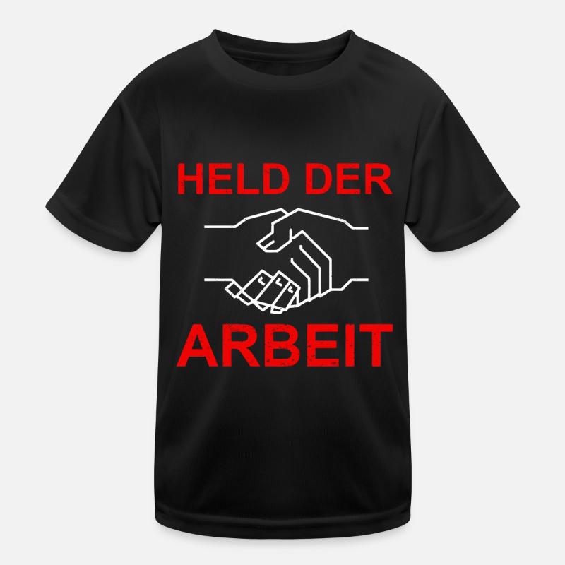 DDR Held Der Arbeit Kinder Funktions-T-Shirt