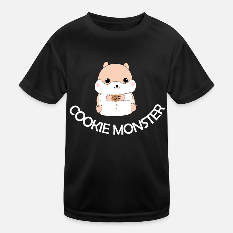 Hamster Cookiemonster Kinder Funktions-T-Shirt
