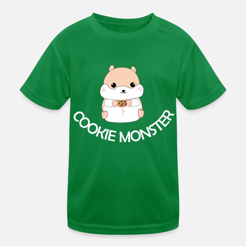 Hamster Cookiemonster Kinder Funktions-T-Shirt
