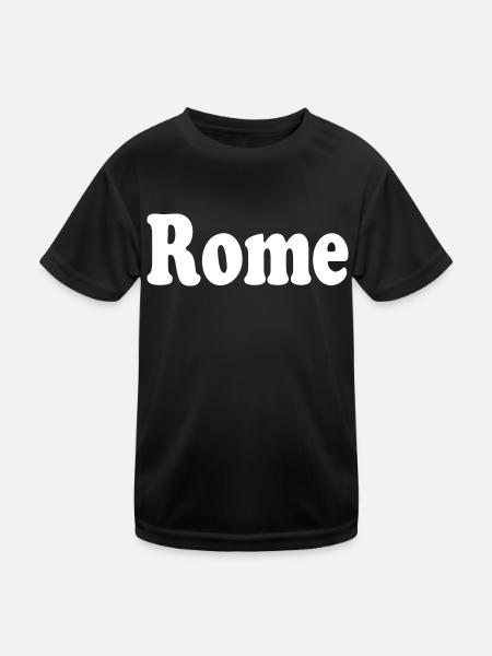 Rome Rome - T-shirt sport Enfant - noir - Devant
