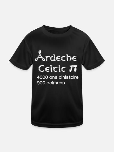 Ardeche celtic 3 - T-shirt sport Enfant - noir - Devant
