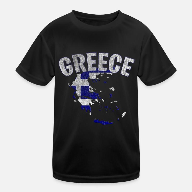Greece Kids Functional T-Shirt