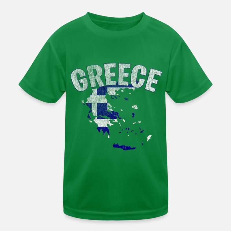 Greece Kids Functional T-Shirt