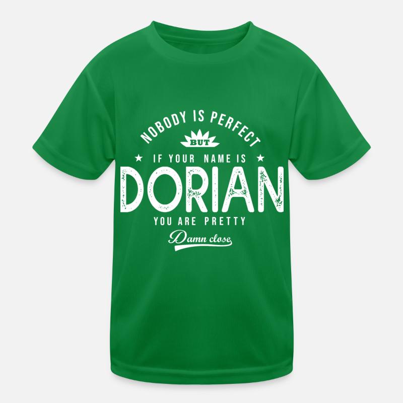 Dorian gift personalized shirt first name dorian Kids Functional T-Shirt