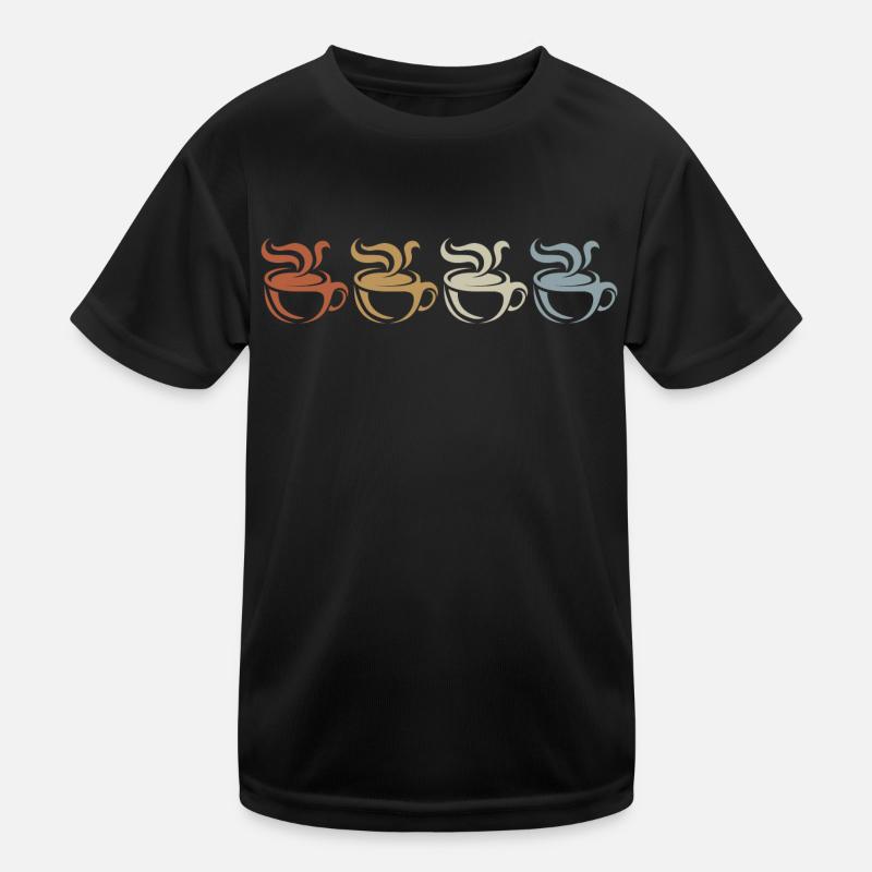 Café - Vintage - Tasse à café - Rétro T-shirt sport Enfant
