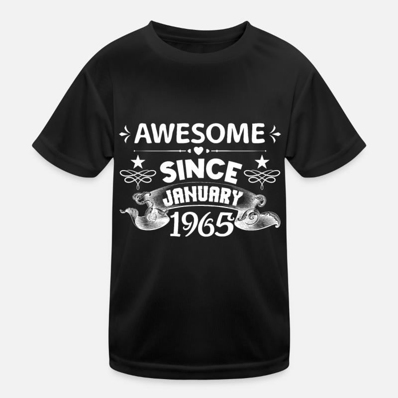 January 1965 | Awesome since January 1965 T-shirt sport Enfant