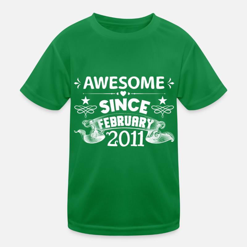 February 2011 | Awesome since February 2011 T-shirt sport Enfant