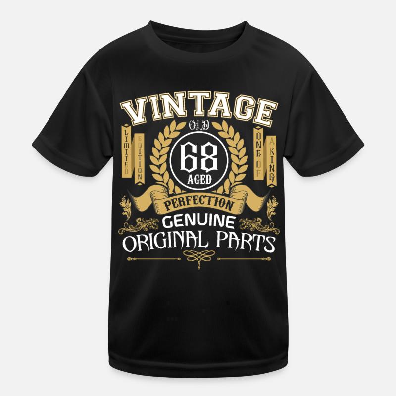 Vintage 68 ans - cadeau d’anniversaire 68 ans T-shirt sport Enfant