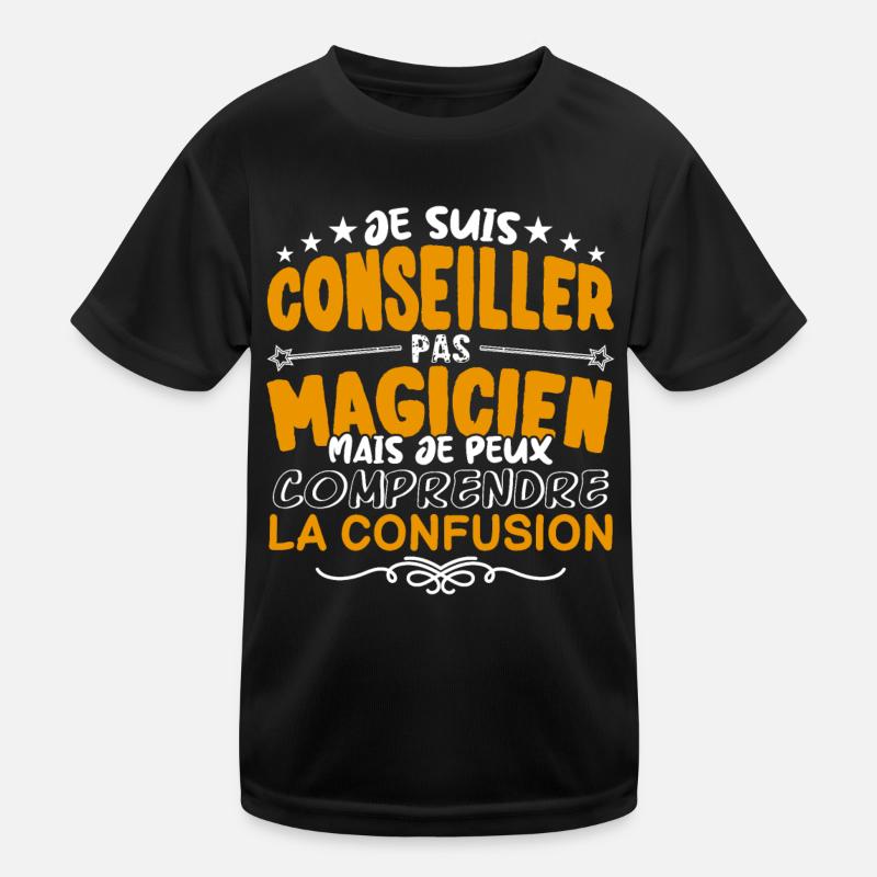 Conseiller | Conseiller pas Magicien | Meilleur Co T-shirt sport Enfant