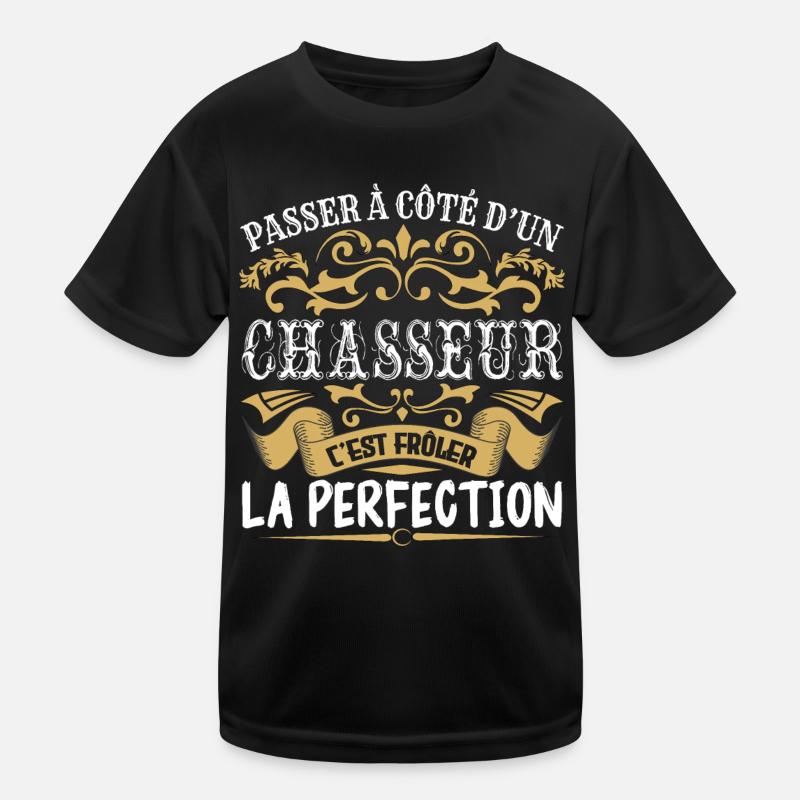 Le Meilleur Chasseur | Chasseur à la perfection T-shirt sport Enfant