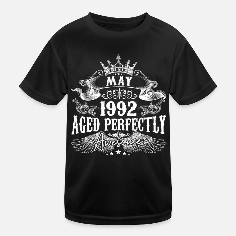 1992 | Mai 1992 Geburtstag Perfekt gealtert Kinder Funktions-T-Shirt
