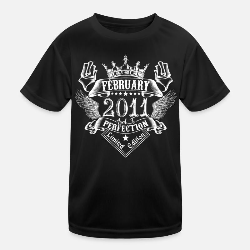 Februar 2011 | Februar 2011 Jubiläum 2011 Kinder Funktions-T-Shirt