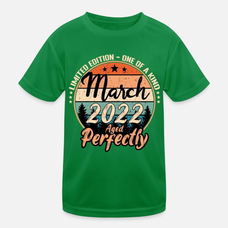 Mars 2022 anniversaire 2022 légendes Mars T-shirt sport Enfant