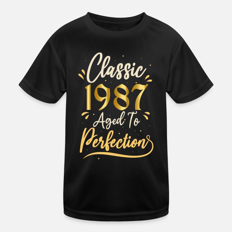 Anniversaire 1987 cadeau 1987 Classic 1987 T-shirt sport Enfant
