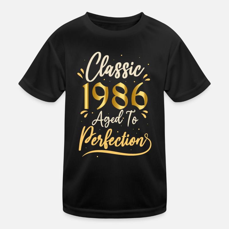 Birthday 1986 gift 1986 Classic 1986 Kids Functional T-Shirt