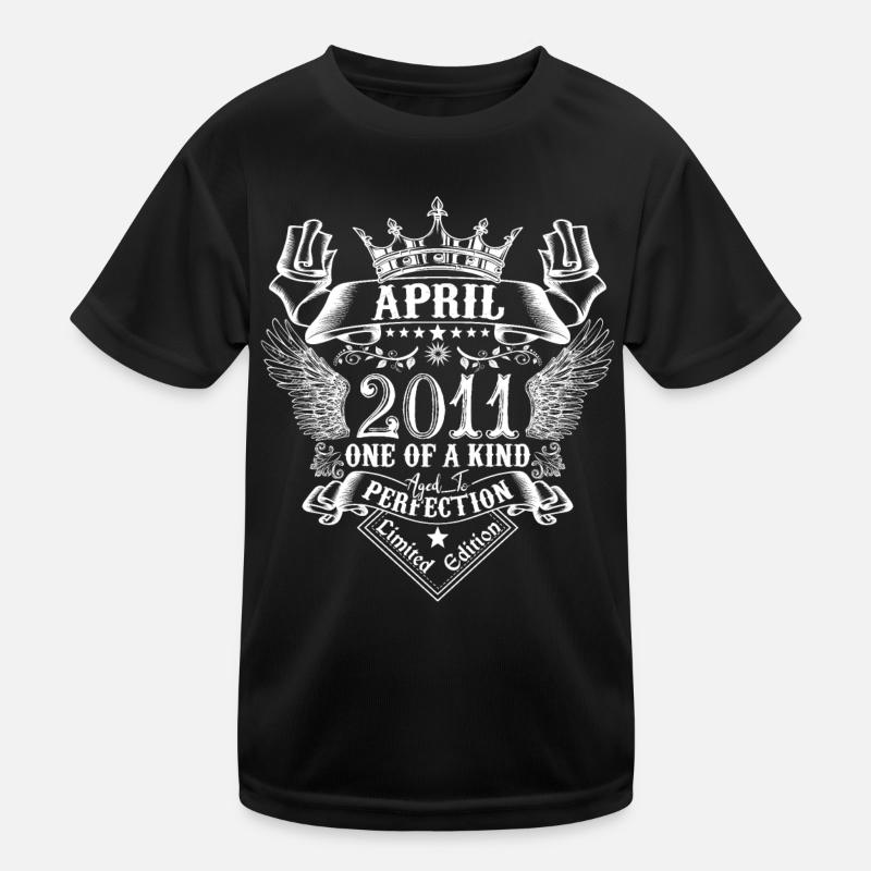 April 2011 Jubiläum April 2011 April Kinder Funktions-T-Shirt
