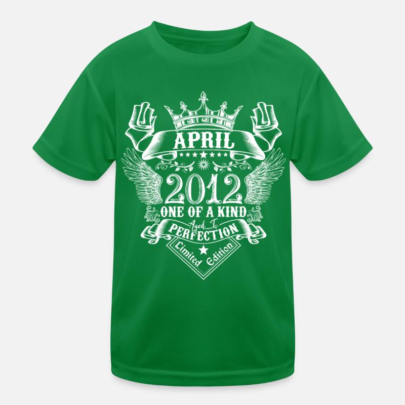 Avril 2012 anniversaire Avril 2012 Avril T-shirt sport Enfant