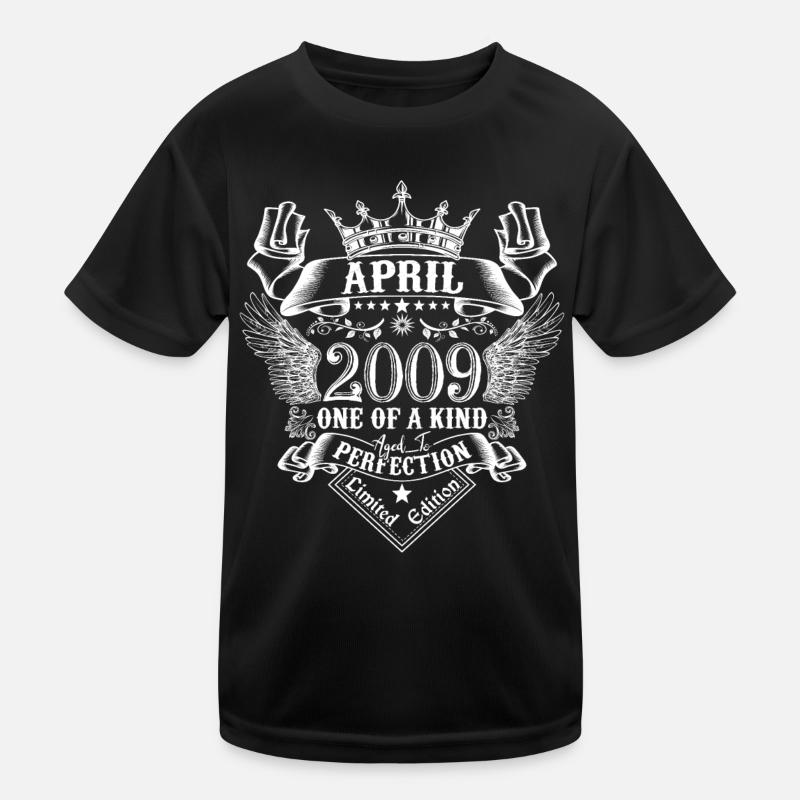 April 2009 anniversary April 2009 April Kids Functional T-Shirt